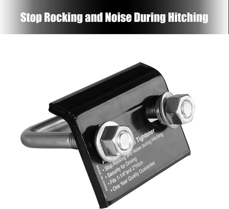 BIG RED Hitch Tightener and Heavy Duty Anti-Rattle Stabilizer: Made of Carbon Steel for 1.25" and 2" Hitches, Reduces Movement,Trailer Hitch Accessories - Image 4